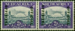 South Africa 1949 2d Slate & Bright Violet SG036b Fine LMM