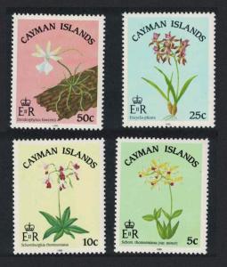 Cayman Is. Orchids 4v issue 1985 SG#605-608