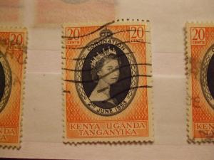 Kenya, Uganda & Tanzania #101 used (reference 1/5/10/2)