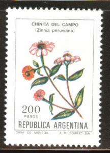 Argentina Scott 1344 MNH** 1982 flower stamp