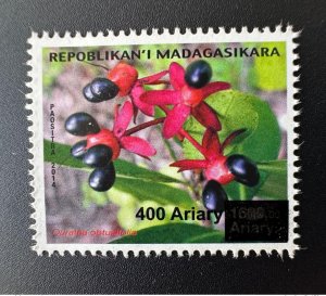 Madagascar 2023 Flower Blüte Ouratea Flore Flora Overloaded Aufdruck MNH**