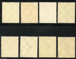 GERMANY DEUTSCHES REICH  AIRMAILS SC#C27/34  MI#378/84  SET MINT NH