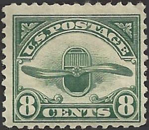 # C4 MINT NEVER HINGED AIRPLANE RADIATOR AND PROPELLER