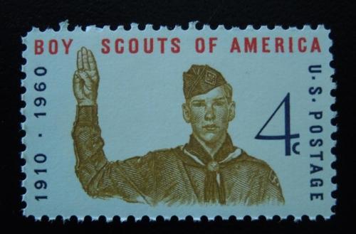 1960 4c Boy Scouts Scott 1145 Mint NH