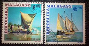 Malagasy Republic Scott #541-542 used