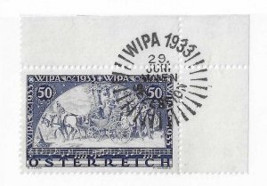 Austria Sc #B110  1933 WIPA  50g  used VF