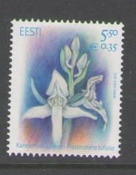 Estonia Sc 636 2010 5.5k flower stamp mint NH