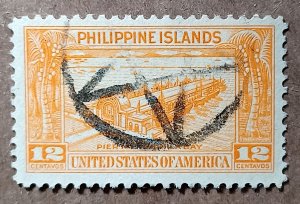 Philippines #356 12c Pier No. 7, Manila Bay USED (1932) US Possession