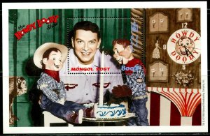 MONGOLIA Sc#2350-2352 1999 'Howdy Doody' Three Souvenir Sheets OG Mint NH