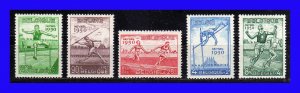 1950 - Bélgica - Scott n  B 480 / B 484 - MNH - BE-022 - 02