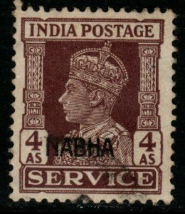 INDIA-NABHA SGO64 1942 4a BROWN USED