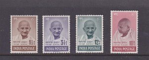 India 1948 Sc 203-206 set MH