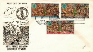 Philippines 1968 Tobacco Series FDC - Unaddressed - L31580