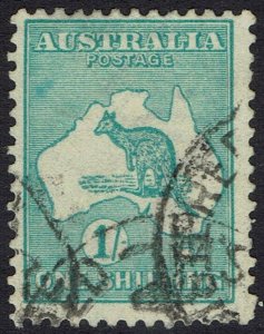 AUSTRALIA 1915 KANGAROO 1/- 2ND WMK USED