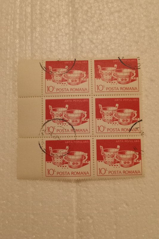 46 Posta Romana Arta Populara Stamps Pre Canceled