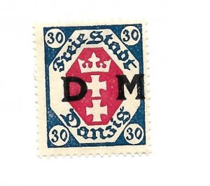 Danzig 1921 - M - Scott #O6 *