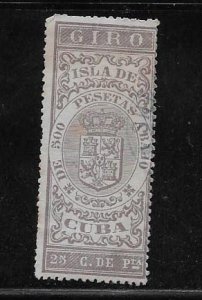 CUBA STAMP VFU  #DIC XZ25