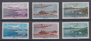 Turkey   #c1-56   mnh   cat $173.00 - complete airmail set