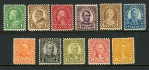 USA 581-591 Unused (MH)