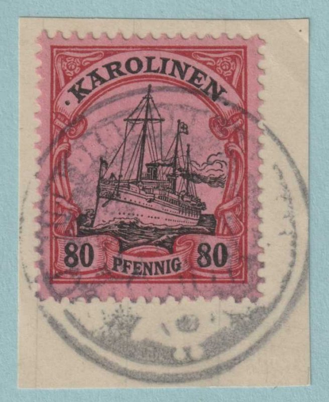 CAROLINE ISLANDS 15  USED - NO FAULTS VERY FINE INTERESTING CANCEL - AWS