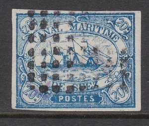 EGYPT SUEZ CANAL 1860s local - an old forgery of this classic issue.........D405