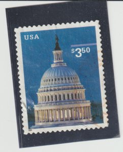 US Scott #3472 Used $3.50 CAPITOL DOME PRIORITY MAIL 2001