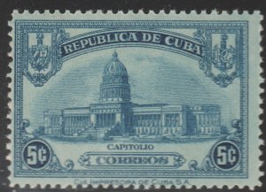 1929 Cuba Stamps Sc 296 Capitol Havana  MNH