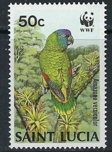 St Lucia 904 MNH 1987 Parrot (ak3246)