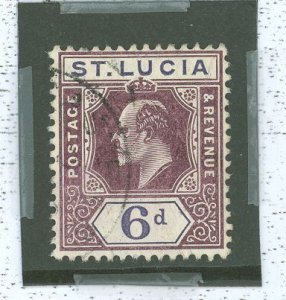 St. Lucia #54v  Single