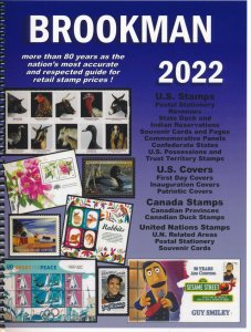 BROOKMAN 2022 Catalog of US, Canada & United Nations Stamps - PRICE GUIDE / Book