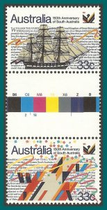 Australia 1986 South Australia, gutter pair, MNH  #975a,SG1000a