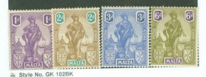 Malta #101/103/105/108 Unused
