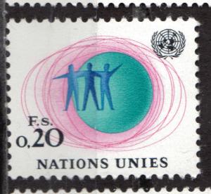 UN Geneva - Scott # 3 - MNH