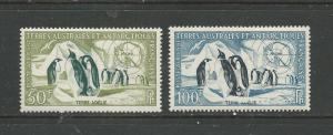 French Southern & Antarctic Territory Scott catalogue # C1-C2 Unused Hinged