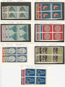 Vatican City, Postage Stamp, #461//503 Blocks Mint NH, 1968-71, JFZ