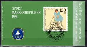 Germany Bund Scott # B702 (6), mint nh, for the sports booklet 1991