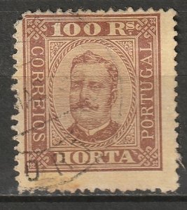 Horta 1893 Sc 9 used torn corner/stain