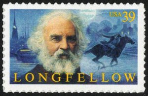 USA Sc. 4124 39c H.W. Longfellow 2007 MNH single