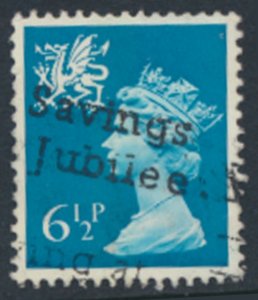 GB Wales   SC# WMMH7  SG W22  Used 1 center band see details & scans