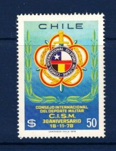 Chili Sc 529 MNH of 1978 - Int'l Council of Military Sports