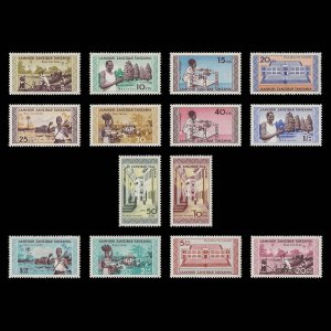 Zanzibar 1966 (MNH) Definitives ✔️