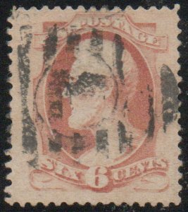 US #186 VF JUMBO, used, HUGE margins on three sides,  SUPER SELECT!  Wow!!