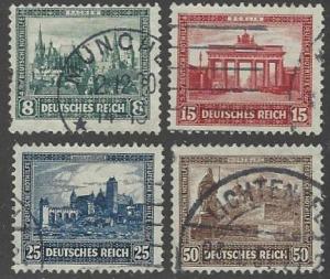 Germany #B34-B37 Used Set of 4 Scott cv $109.70