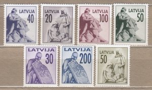 LATVIA 1992 Riga Liberty Monument MNH(**) Mi 326-334 #HS30