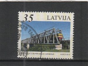 Latvia  Scott#  815  Used  (2012 Carnikava Bridge)