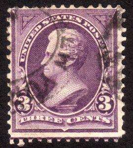 1895, US 3c, Jackson, Used, Sc 268