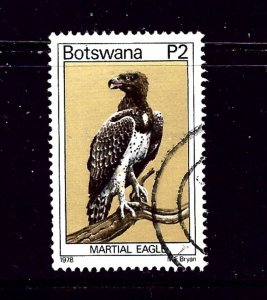 Botswana 213 Used 1978 Martial Eagle