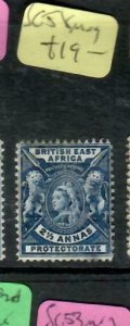 BRITISH EAST AFRICA   (P1704B)  QV LION   2 1/2A  SG  68     MOG 