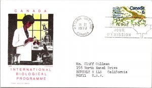 Canada 1970 FDC - Int'l Biological Programme - Ottawa, Ont - J3977