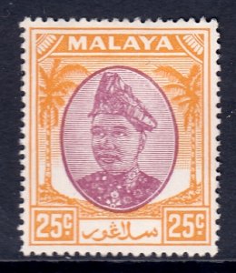 Malaya (Selangor) - Scott #89 - MH - SCV $2.00